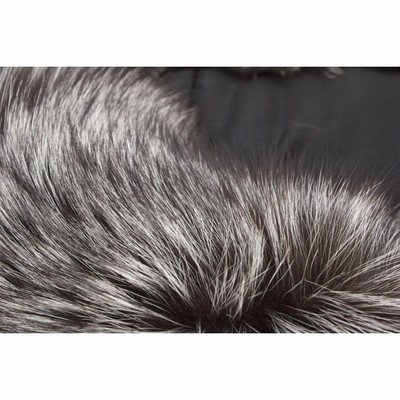 ショール SAGA FOX 灰 グレー シルバー フォックス サガ 毛皮
