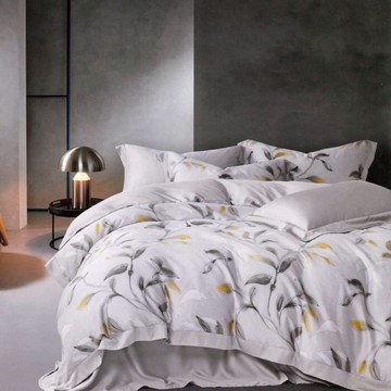 AGAPE雅家倍 - 60支天絲床包兩用被四件組-秋季泉源