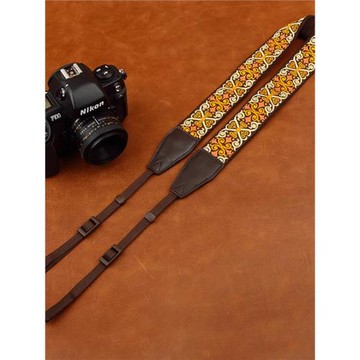 cam-in 相機背帶單反繡花復古掛帶掛繩微單數碼可調節斜挎肩帶