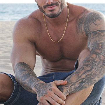 歐美嘻哈男士古巴項鍊潮人男款真空鍍18K黃金大金鍊說唱配飾