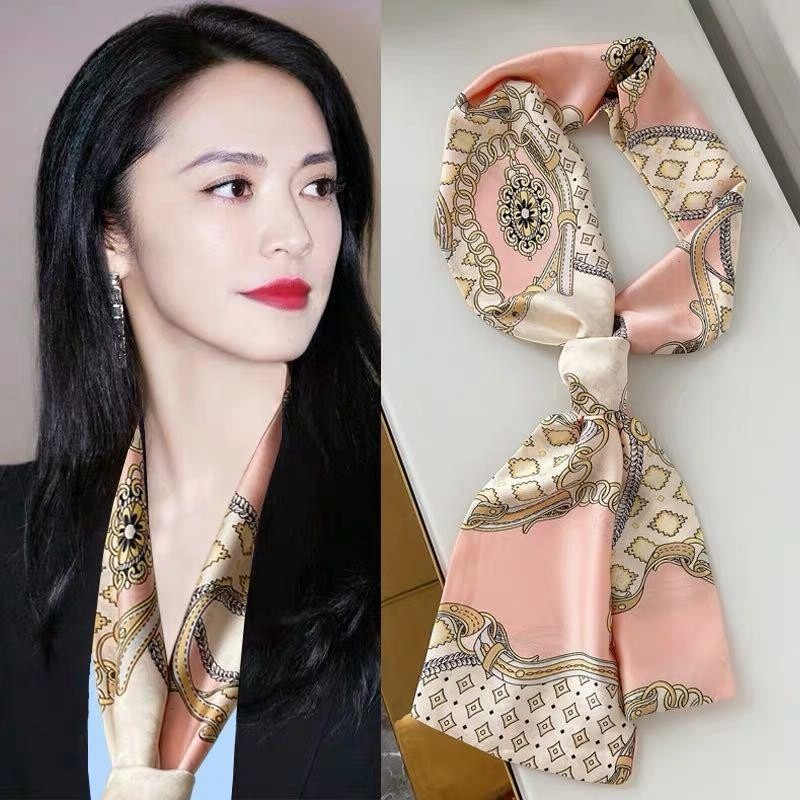 スカーフ レディース ネックスカーフ シフォンスカーフ バンダナ