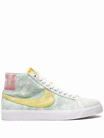 Nike - Zoom Blazer Mid Premium SB "Faded Pack - Light Dew" sneakers - men - Rubber/Fabric/Fabric - 9.5 - Green
