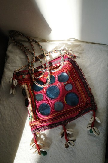 Antique Banjara bag 印度沙漠遊牧民族古布手工鏡繡小包