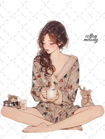 原創貼紙 no.7518 人物貼紙 原創貼紙 人物貼紙 女孩貼紙 原創人物貼紙