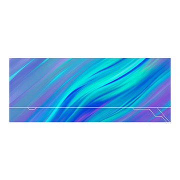 Esoon 加大款電競滑鼠墊 60 x 30 x 0.2cm 渲染藍  1個