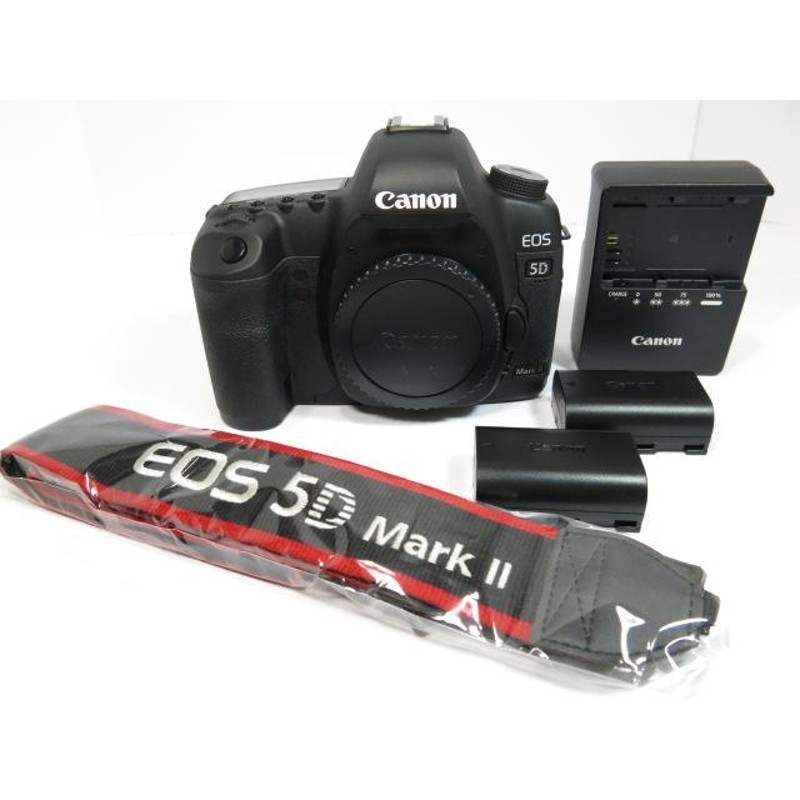 美品 601ショット 】Canon EOS 5D MarkII（2型）ボディー フルサイズ 純正予備バッテリー付 キヤノン [管CN269] |  LINEショッピング