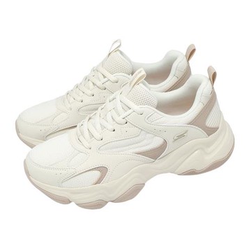 Skechers 休閒鞋 Bobs Diego 女鞋 米白 輕量 緩衝 老爹鞋 117685NAT