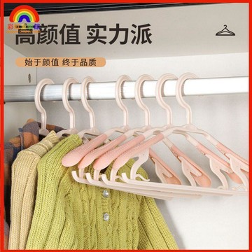 💓寶媽必備💓兒童衣架 寶寶衣架 小朋友衣架 兒童衣帽架兒童可伸縮防滑衣架塑料寶寶衣撐家用小孩衣物晾衣架子F8