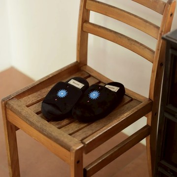 韓國 nomia 刺繡雲朵室內拖鞋 午夜藍 - M