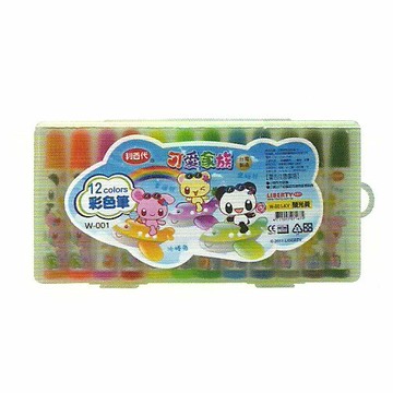 利百代 2mm 圓尖 水性 可愛家族 W-001 彩色筆 12色/盒【APP滿額下單10%點數(單一帳號最高1000點)】4/30止
