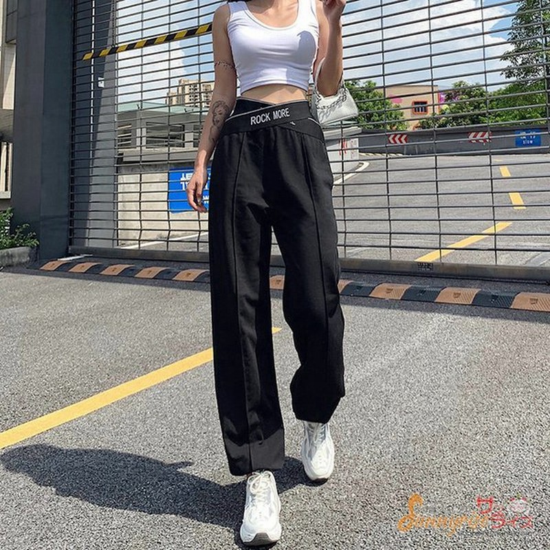 パンツ レディース ロング丈 ボトムス ヨガ ジム 春夏 ストリート系 ダンス 衣装 ヒップホップ ゴム ファッション 韓国系 原宿系 かっこいい 演出 服 通販 Lineポイント最大0 5 Get Lineショッピング