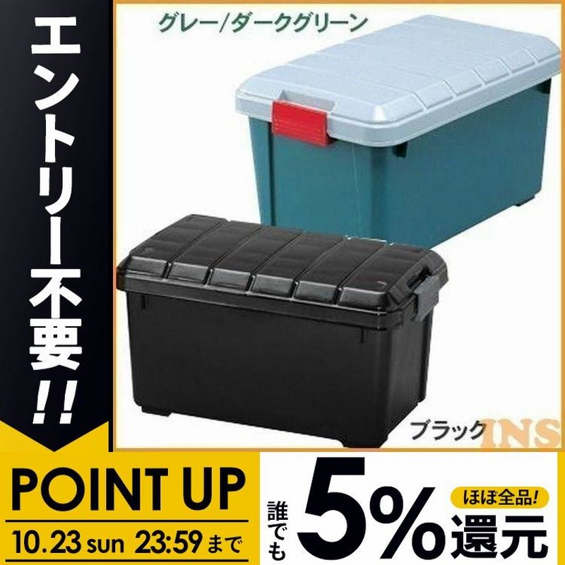 トランク収納 収納ボックス ツールボックス プラスチック レジャー ボックス 収納ケース キャンプ RV ボックス RVBOX 600 アイリスオーヤマ  通販 LINEポイント最大0.5%GET | LINEショッピング