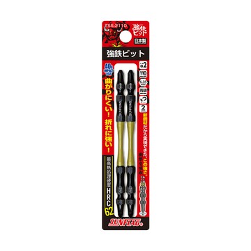 SUNFLAG 新龜 強鐵超級起子頭 細頭 附磁 TSS-2110 6.35 x 110mm 44g 2支  1組