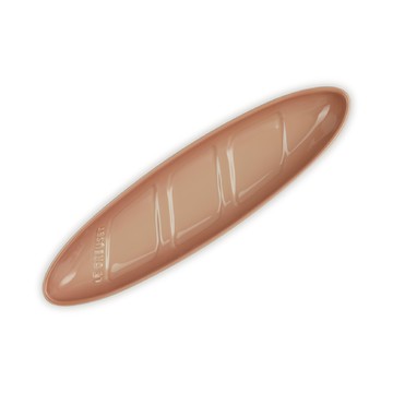 LE CREUSET 法國麵包盤 卡布奇諾 點心盤 餐桌擺飾  1個  32.2 x 8.8 x 3.6cm