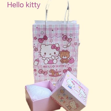 【臺灣-出貨】三麗鷗高檔飾品包裝盒高品質枕頭可愛卡通兒童禮品盒套裝現裝批發