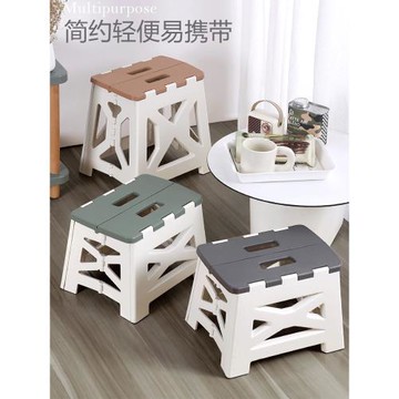 折疊凳塑料家用椅子小板凳簡約便攜戶外椅輕便易收納浴室凳省空間