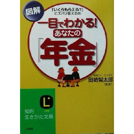 図解　一目でわかる！あなたの「年金」 「いくらもらえる？」にズバリ答える本 知的生きかた文庫／田嶋智太郎