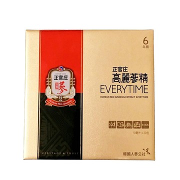 附禮品袋》正官庄 高麗蔘精EVERYTIME 精緻禮盒 10ml/30入 原廠公司貨 效期2027.05