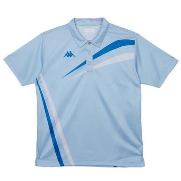 KAPPA義大利時尚中性短袖POLO (  水藍 311L41WW55