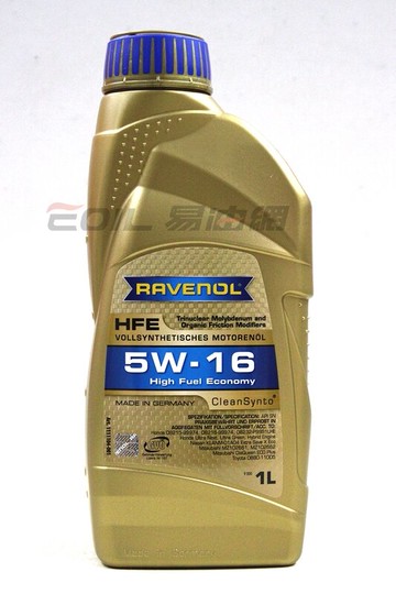 RAVENOL HFE 5W16 高效能機油【299免運領券再享折扣】