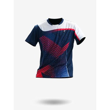 新款羽毛球服短袖速干男女上衣透氣乒乓網球服情侶跑步運動訓練服