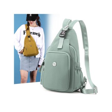 簡約女包牛津布新款雙肩包大容量休閑多功能斜挎旅行包帆布小背包