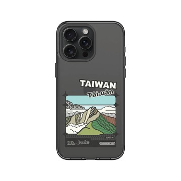 iPhone 15 Pro Max Clear 酷墨灰 - 老屋顏 Old House Face - 鐵窗花紋 - 台灣玉山