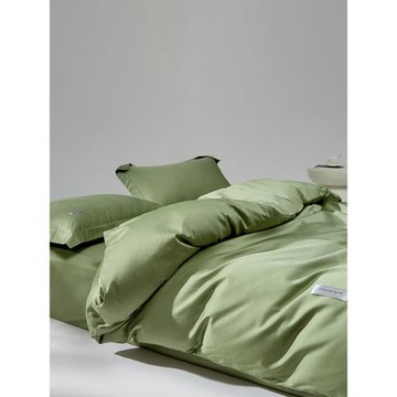 輕奢純棉被套四件套100S全棉貢緞被罩150x200雙人被單180X220x230