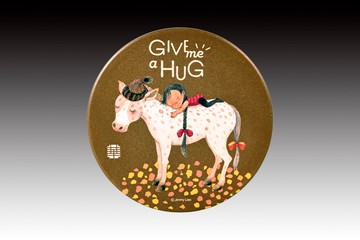 幾米 擁抱 日日吸水杯墊 白馬