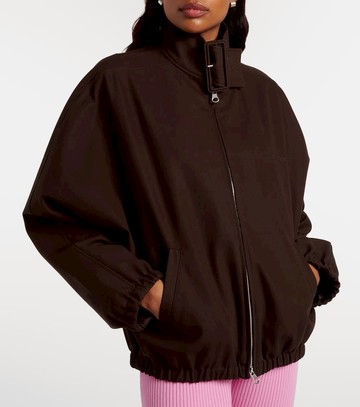 Courrèges Cotton twill bomber jacket