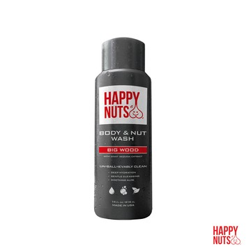 Happy Nuts Big Wood Body & Nut Wash雪松檀香沐浴露(414ml)