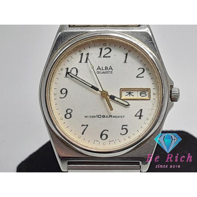 動作品 ALBA 7N43-K001 SEIKO セイコーアルバ クォーツ　腕時計　デイデイト