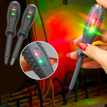 測電筆一字十字螺絲起子 彩光驗電筆 電工測斷點斷線試電筆 火線檢測筆