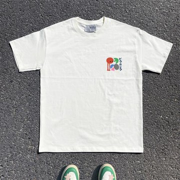 王有病工作室 220G 透氣正肩版！設計感小花涂鴉oversize短袖T恤