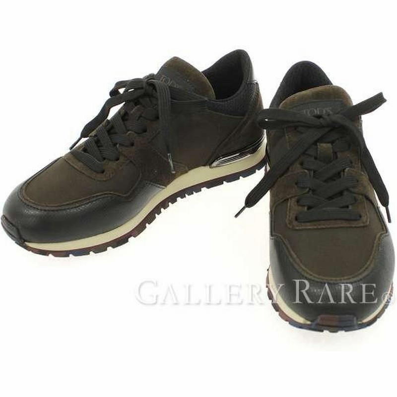 トッズ スニーカー New All Spoiler カーフレザー ナイロン スエード メンズサイズ5 1 2 Tod S 靴 Gomma バイカラー 通販 Lineポイント最大0 5 Get Lineショッピング