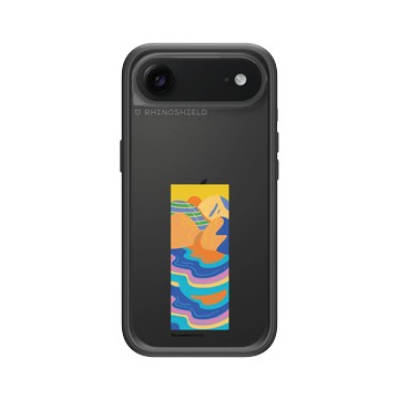 iPhone Air Mod NX -邊框背蓋組合 (相機按鈕) 黑 - Positive Vibes / 正好能量 - My World