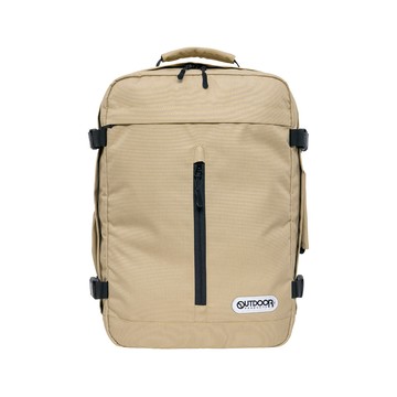 【OUTDOOR】悠遊寰旅-15.6吋電腦後背包-淺褐色 OD243118BE
