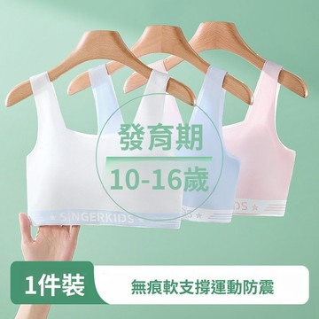 發育期一階段無痕兒童薄款透氣親膚抹胸中小學生內穿夏季少女文胸