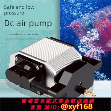 {可打統編 保固一年}12v24v小型氧氣泵車載電瓶賣魚專用增氧泵水產運輸養殖充氧打氧機