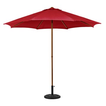 巧巧戶外摺疊傘9尺 紅色