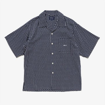 AirRoom正品 2026SS DESCENDANT COLLAR TEXTILE SS SHIRT 刺繡 短袖 襯衫