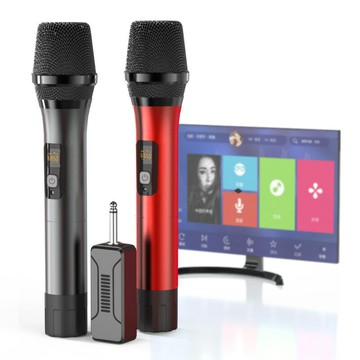 熱銷UHF無線手持話筒一拖二家用KTV唱歌戶外拉桿音箱麥克風【Snowbelle優選】