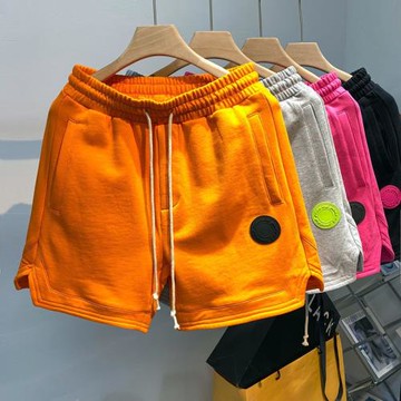 2024夏季休閑運動短褲男美式潮牌ins籃球褲寬松五分褲子外穿