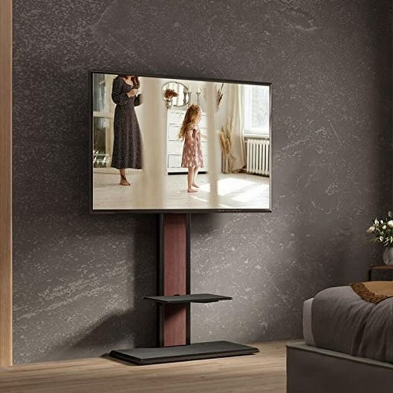 Fitueyes ハイタイプ 背面収納付 テレビスタンド 32 65インチ対応 高さ調節可能 ラック回転可能 棚付き ウォールナット 木目調 通販 Lineポイント最大0 5 Get Lineショッピング