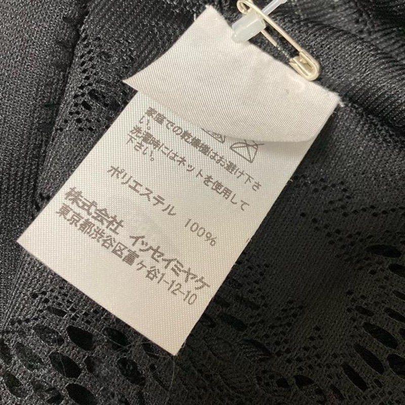 spc ミーイッセイミヤケ MEISSEYMIYAKE カットソー 黒 レース