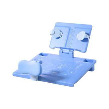 貓太子 黃金12度正姿學習桌板Pro 矯正器燈光款  靜謐藍  1個