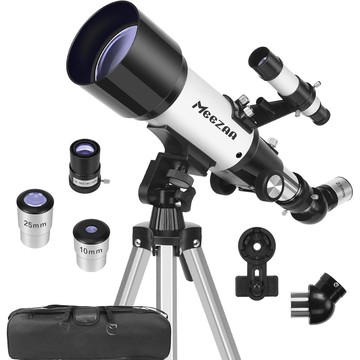 【日本代購】MEEZAA 兒童 天文望遠鏡 口徑70毫米焦距400毫米