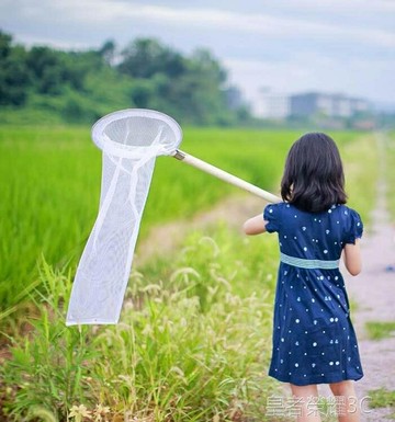 ☆樂天精選抄網抄網超輕捕蟲網蝴蝶蜻蜓知了加長網兜兒童撈魚網蝦 雙11全館免運