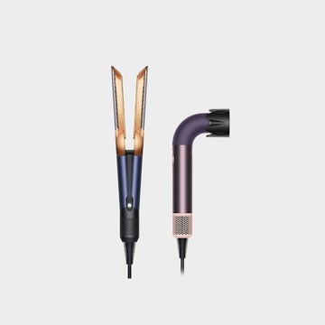 【1+1超值組】Dyson HD17精準造型  輕量吹風機 雲霧紫+HT01 二合一吹風直髮器 普魯士藍