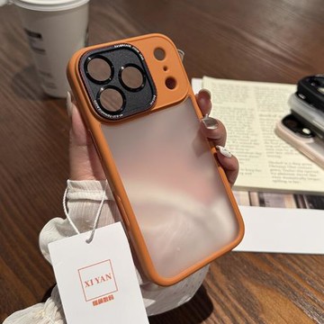 適用蘋果17Promax磁吸手機殼iphone16Pro新款磨砂鏡頭保護殼15pro高級感金屬17手機套防摔氣囊14Pro軟膠外殼